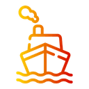 Ilustração de container marítimo compartilhado